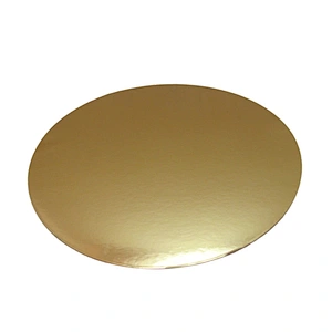 Customizable Round Cake Pads Gold
