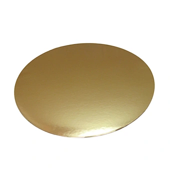 Customizable Round Cake Pads Gold