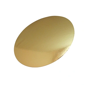 Customizable Round Cake Pads Gold