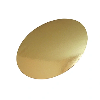 Customizable Round Cake Pads Gold