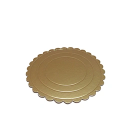 Customizable Round Cake Pads Gold