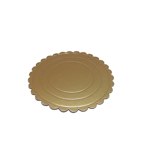 Customizable Round Cake Pads Gold